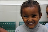 Hanan, a Save A Child's Heart patient from Ethiopia. Photo: SACH