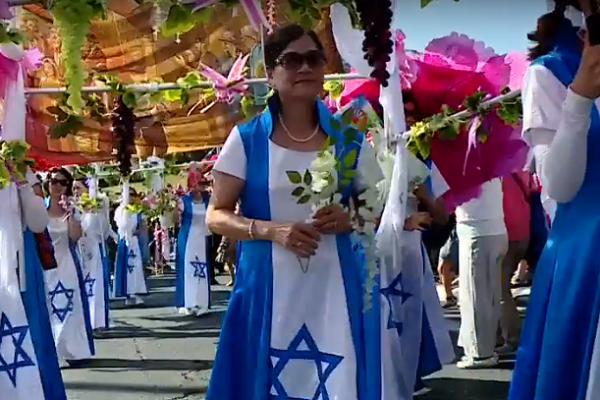 Thousand of Christians from across the globe arrived in Jerusalem to march on the Jewish holiday of Sukkot.