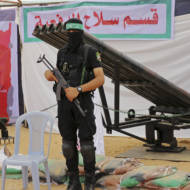 Palestinian terrorist in Gaza. (AP Photo/Adel Hana, File)
