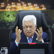 Palestinian President Mahmoud Abbas. (Flash90)