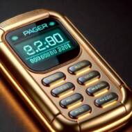 gold pager
