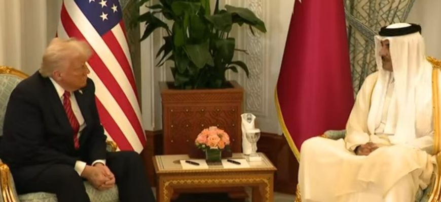 Trump in Qatar
